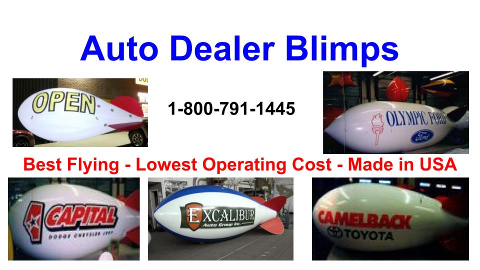 Auto Dealer Blimps